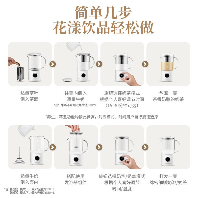 1000元家电套餐(蓝宝破壁机BP-PBJA09+鸣盏煮茶器MZ-402白色+摩飞轻食机MR9086绿色)