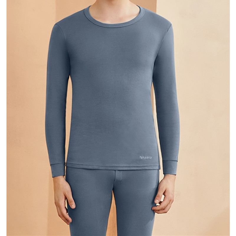 红豆男士秋衣秋裤纯棉套装单位套