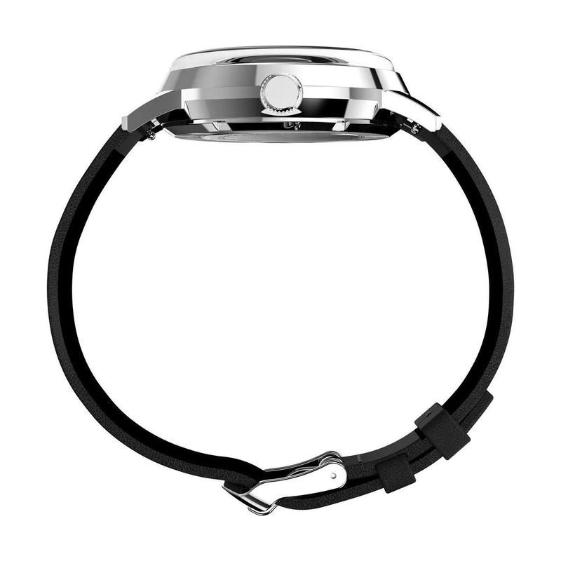 Timex/天美时深海潜航自动机械腕表防水米蓝盘橡胶带