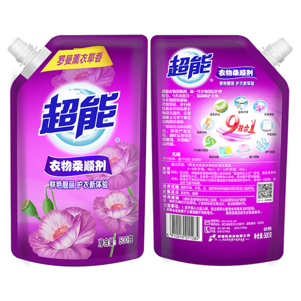 [超能][500g*2袋 ]衣物专用护理剂柔顺剂留香(薰衣草)家庭装装 图片 4