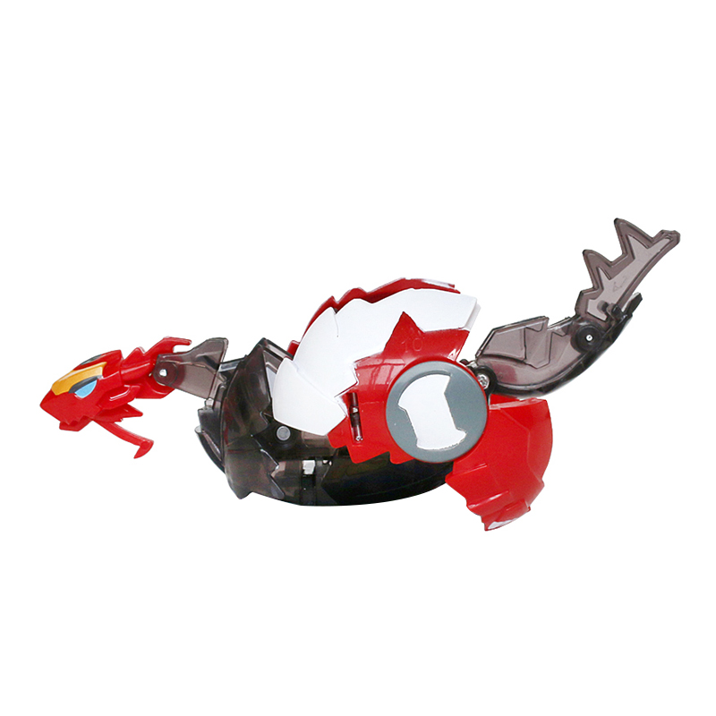 灵动创想（LDCX） 儿童男孩玩具爆丸自动变形蛋 爆兽猎人2代激战套装 重装剑龙5415高清大图