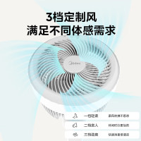 美的(Midea)空气循环扇FGA24TS电风扇家用立式落地大风力摇头落地扇电扇桌面台扇轻音低噪小风扇