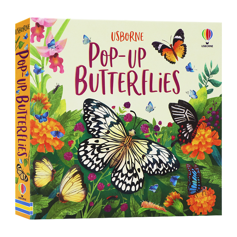 [正版]Usborne出品 蝴蝶立体书 英文原版绘本 Pop-Up Butterflies 科普读物 翻翻书 幼儿智力高清大图
