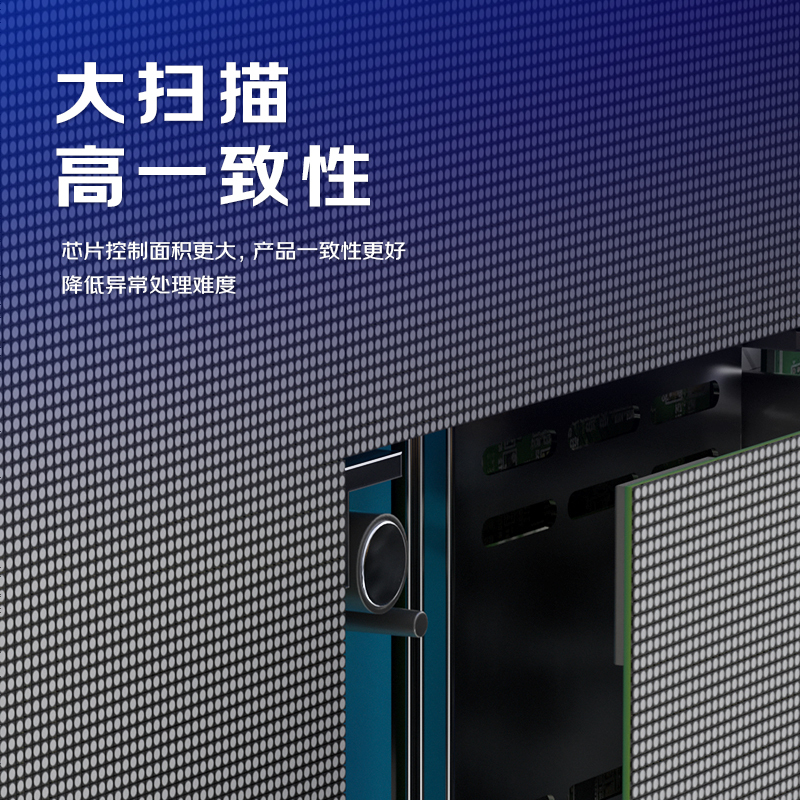 安诺仕室内P1.25全彩LED显示屏数据展示电子大屏无缝拼接LED屏整包套装1㎡ ANS-P12L高清大图