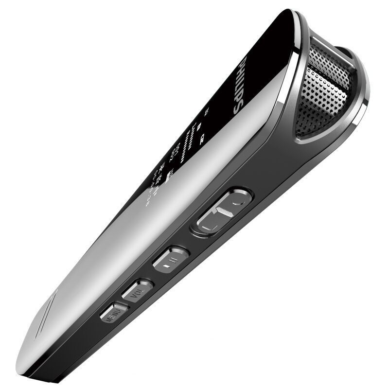 飞利浦(PHILIPS) VTR5200 8GB 双麦克风数码录音笔 锖色