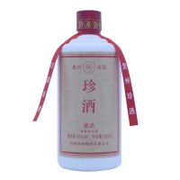 【珍酒官方授权】珍酒53度藏品500ml单瓶酱香型固态纯粮白酒坤沙酒高度白酒纯粮酿造亲民口粮酒传承酱香经典之作