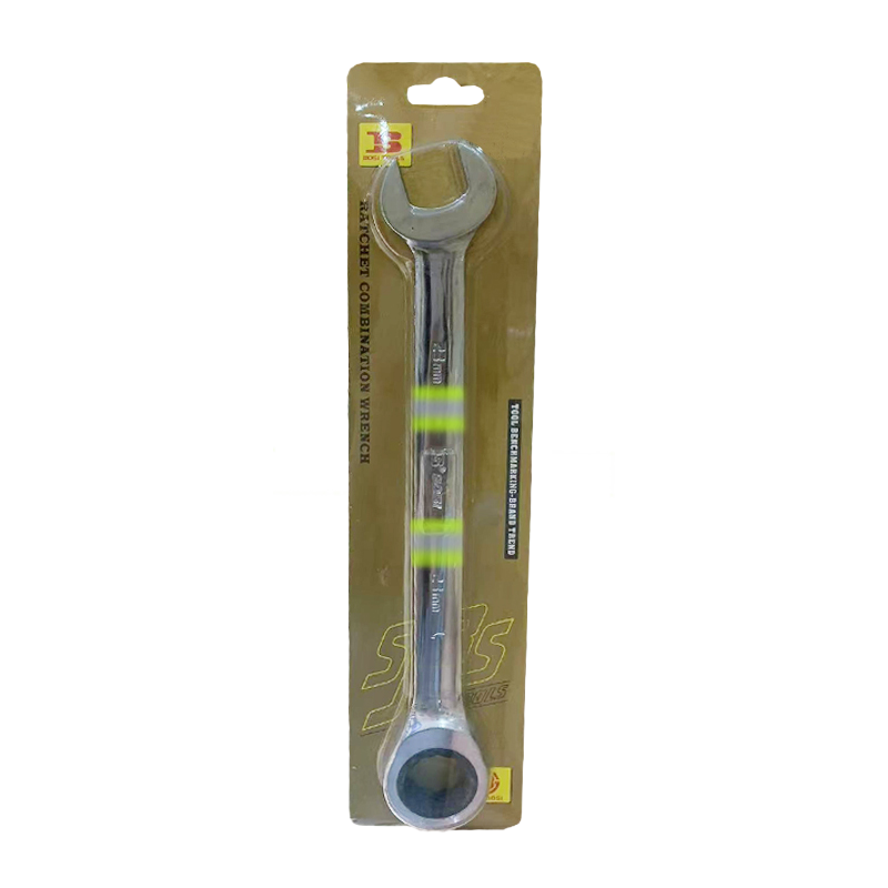 波斯(BOSI) 荧光系列精品棘轮两用扳手 23mm 把高清大图
