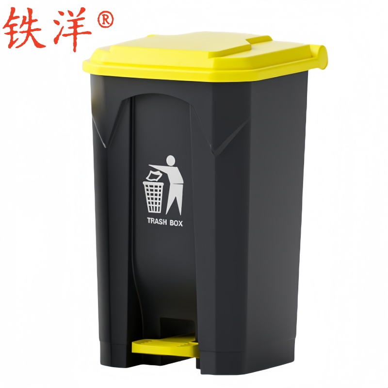 铁洋 塑料垃圾桶 100L特厚 个高清大图