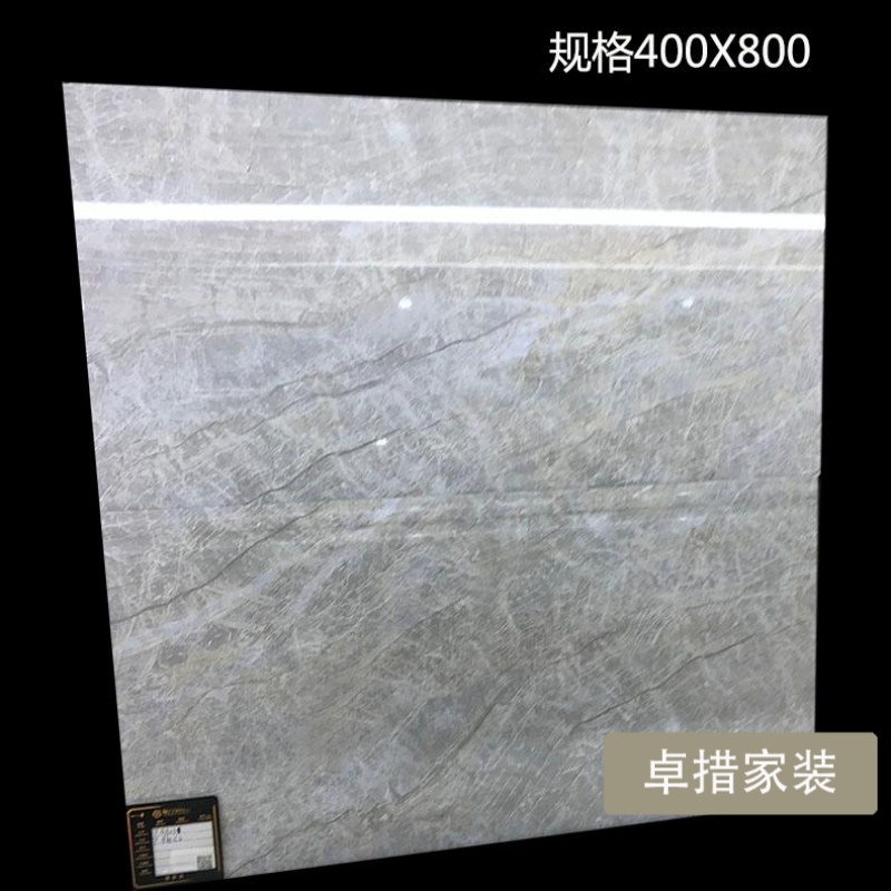 欧式爵士白客厅走道墙砖400x800古堡灰瓷砖厨房卫生间配套内墙砖壹德壹高清大图