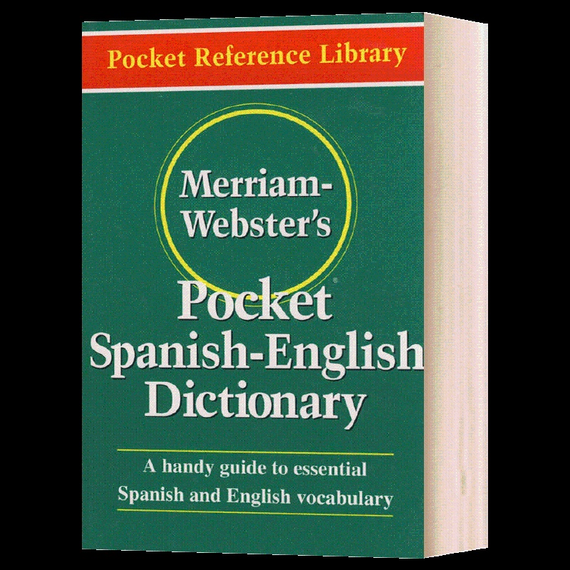 [正版]韦氏袖珍西班牙语英语双语词典 英文原版 Merriam-Webster’s Pocket Spanish-En高清大图