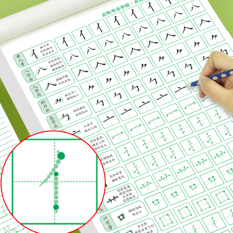 [一年级3本]1上字帖+笔画一二 [正版]笔画笔顺练字帖偏旁部首2024版一年级同步练字字帖拼音数学幼小衔接每日一练描红