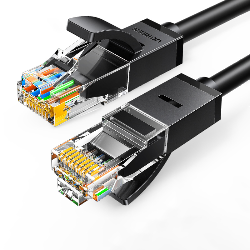 绿联(UGREEN)六类网线 千兆高速宽带线 CAT6类网络工程家用电脑监控跳线 8芯双绞成品线缆 5米黑色20162高清大图