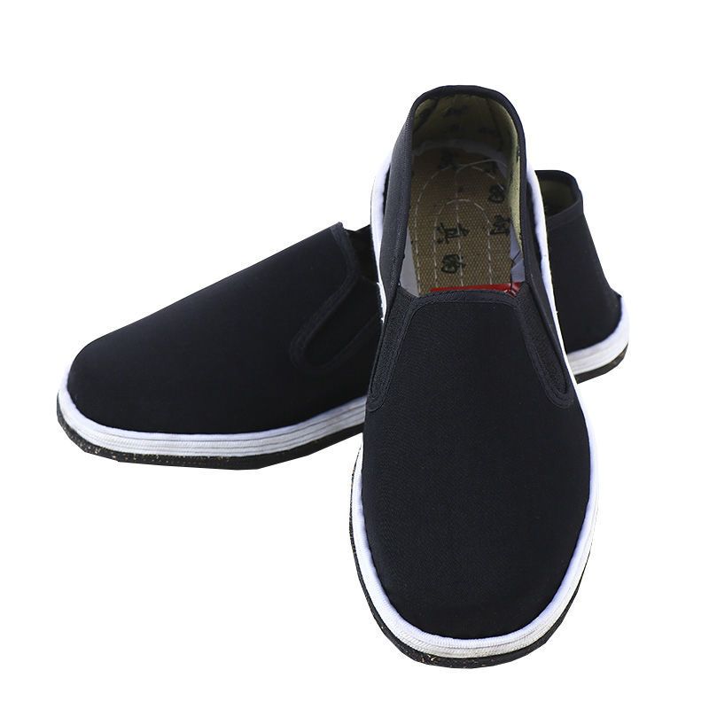 老北京布鞋子男款新款男士劳保鞋子男防臭轻便工地干活鞋一脚蹬男