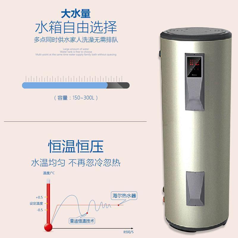海尔(Haier)电热水器落地式大容量300升5000W功率家用商用热水器预约加热 ES300F-L