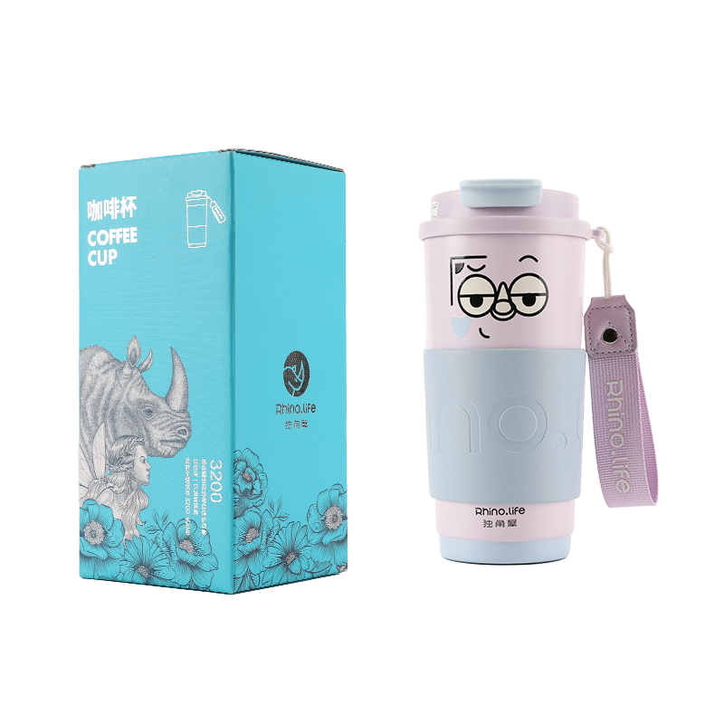 独角犀 Rhino.life [犀宝看我]系列 陶瓷覆层咖啡杯 不屑犀 TD50204202.高清大图