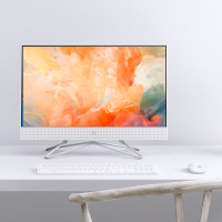惠普(HP)小欧 23.8英寸办公上网学习娱乐台式一体机电脑 十代i3-10100T 8G 512SSD wifi蓝牙 高色域 三边窄边框 可升级三年保修 白色