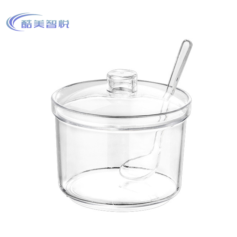 酷美智悦 亚克力调味瓶透明带顶珠200ml KM-JZ478 个高清大图