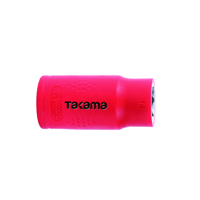 高松(takama)绝缘套筒头(vde耐压1000V 10mm3/8方系列)14mm v503814/1个高清大图