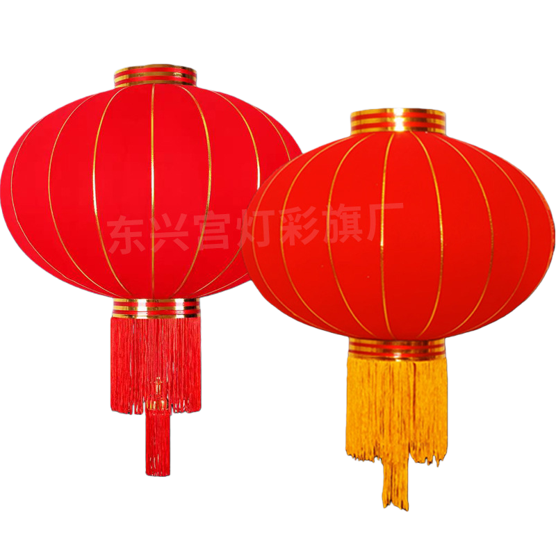 日目 红灯笼植绒灯笼绸缎灯笼 180# 个高清大图