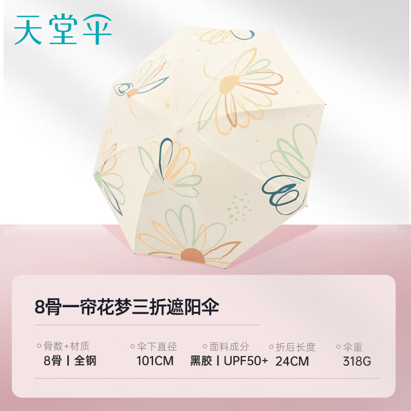 天堂伞53075E一帘花梦高清大图