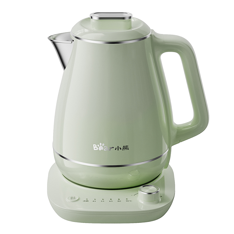 小熊 电热水壶 烧水壶 316L不锈钢内胆 功率1800W 220V 1.5L ZDH-S15Y5 绿色 / 台