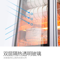 康星ZTP120-N消毒柜家用碗柜立式大型消毒碗柜立式双门商用柜式