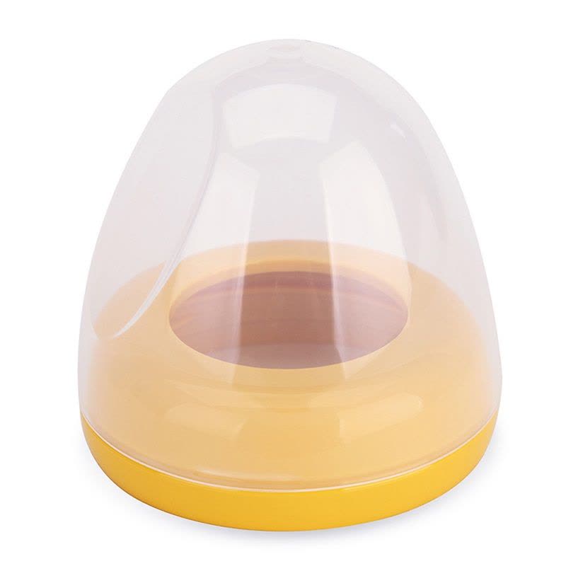 适配贝亲(PIGEON)宽口径奶瓶配件 pp盖帽BA62黄色送2代宽口黄色手柄 旋转瓶盖奶瓶帽盖图片