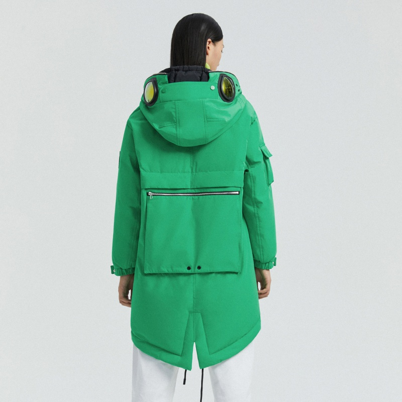 波司登2020新款抗菌环保新生羽绒服女宽松双层连帽B00145456