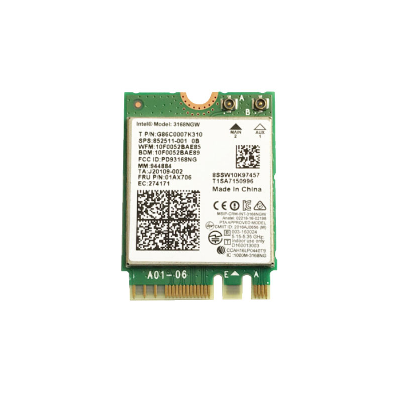 Intel(intel) AX200 千兆蓝 牙无 线网 卡(pci-e网 卡)
