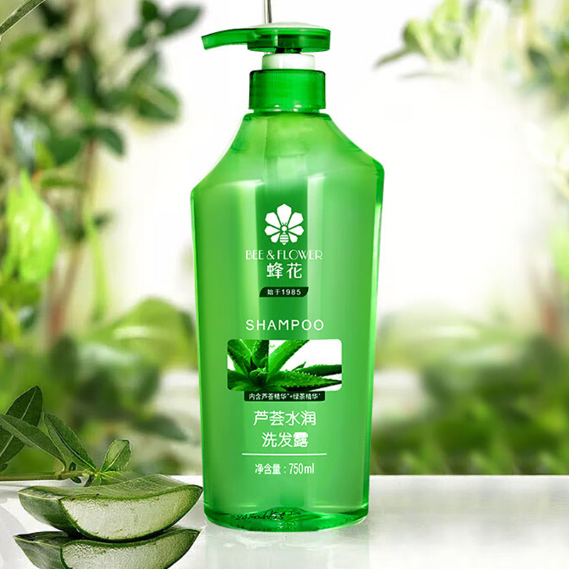 蜂花洗发水控油芦荟精华保湿蓬松清爽洗发露750ml高清大图