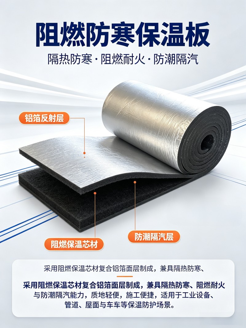 中锦科技 保温板 阻燃防寒保温板 17*1000*10000mm 卷高清大图