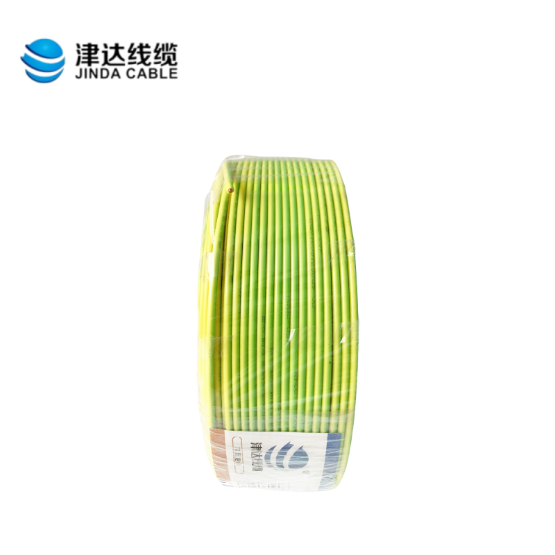 津达 低烟无卤电线WDZB-BYJ-6双色450/750V 米高清大图