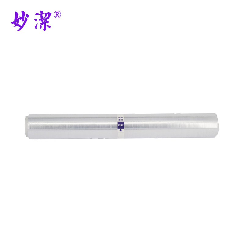 妙洁妙易撕PE保鲜膜25cm*40米 免刀撕点断式中碗保鲜膜 3卷中碗40M/3盒盒装高清大图