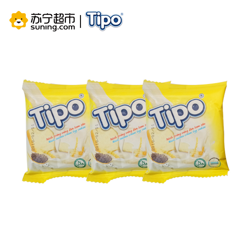 友谊牌(TIPO) 牛奶芝麻味奶蛋酥脆面包干135g