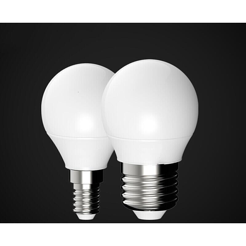 led灯泡节能灯泡e14e27螺口球泡灯单灯照明光源超亮pc灯罩e27普通灯头