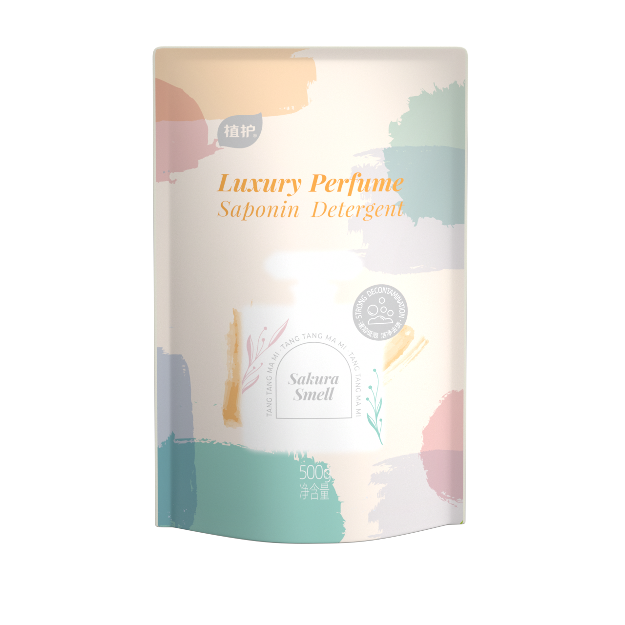 植护初夏樱花香水洗衣液 500g高清大图
