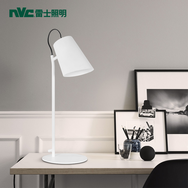 雷士照明nvc装饰台灯led欧式学习学生书房书桌卧室床头灯美式创意温馨