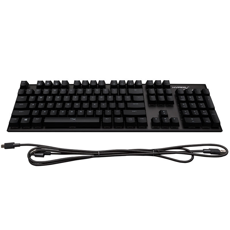 金士顿(HX-KB1SS2-US) HyperX Alloy FPS RGB 阿洛伊银轴背光机械键盘黑色