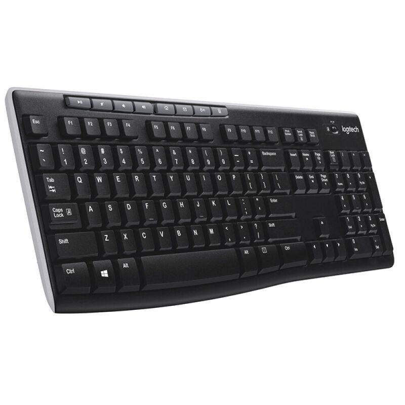 罗技（Logitech）K270无线键盘黑色