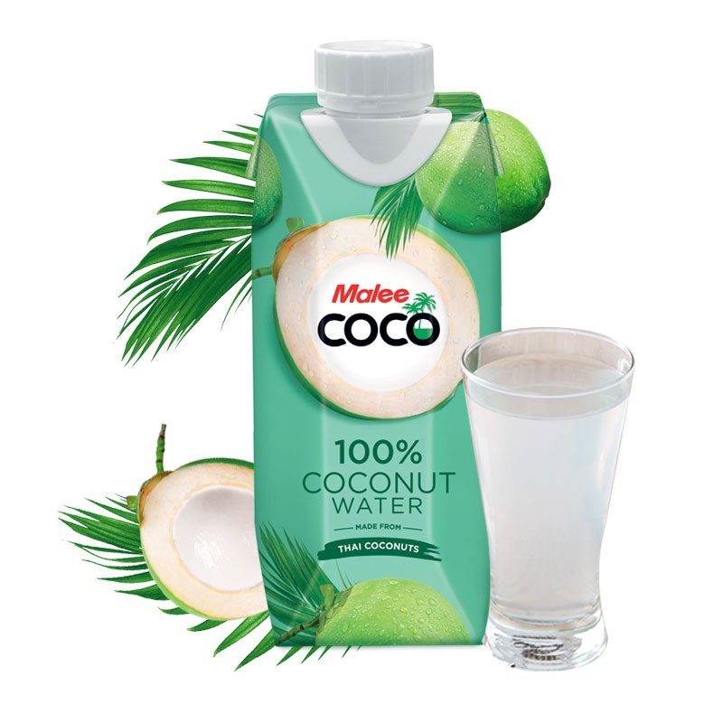 泰国进口 玛丽 (Malee)椰子水饮料 330ml*12瓶