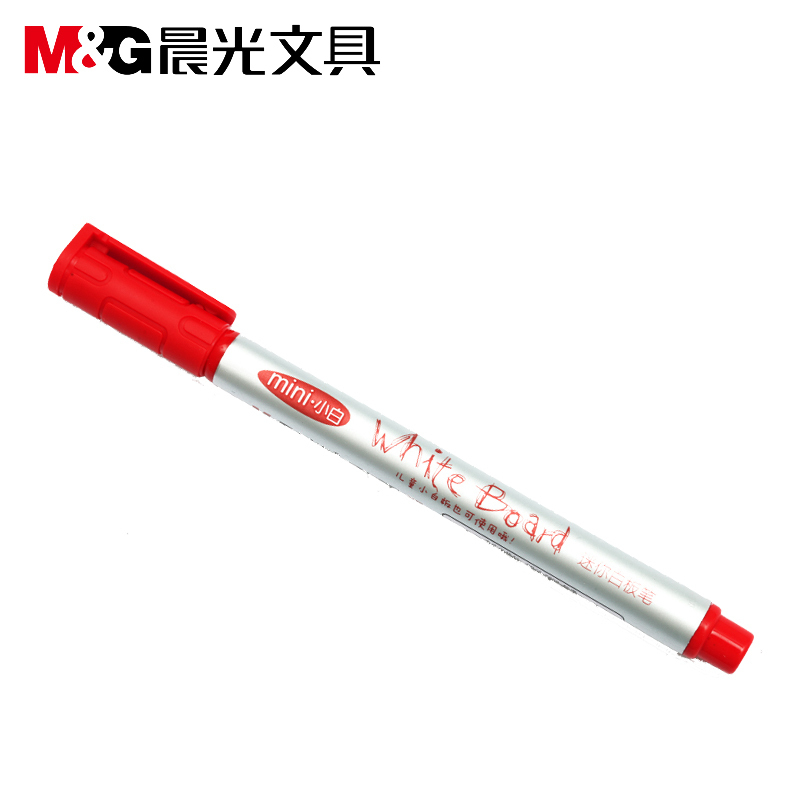 晨光AWM25602小白细头可擦性白板笔(12支/盒)