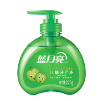 蓝月亮洗手液儿童健康洗手液 青苹果香225g瓶装滋润护手家用清洁 12瓶装