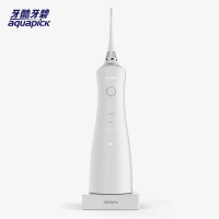 韩国aquapick/牙酷牙碧2018新品AQ230冲牙器水牙线便携式家用电动洗牙器 白色