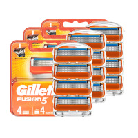【销量1.5万+】吉列(GILLETTE)锋隐男士手动剃须刀 替换刀头刀片5层刮胡刀 锋隐手动12刀头片