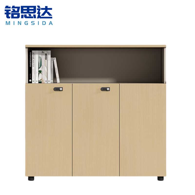 铭思达储物矮柜三门台高清大图
