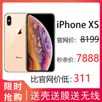 Apple iPhone xs 面部识别手机 全网通 移动联通电信 A12仿生苹果手机 港版 金色 64GB【全新正品未拆封 现货速发】