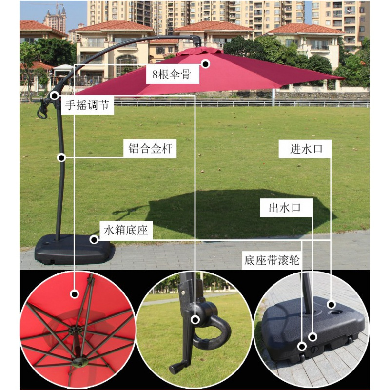 森美人户外躺床阳台休闲藤椅室外躺椅别墅游泳池折叠藤编沙滩椅防水防晒 一张躺床+一个茶几