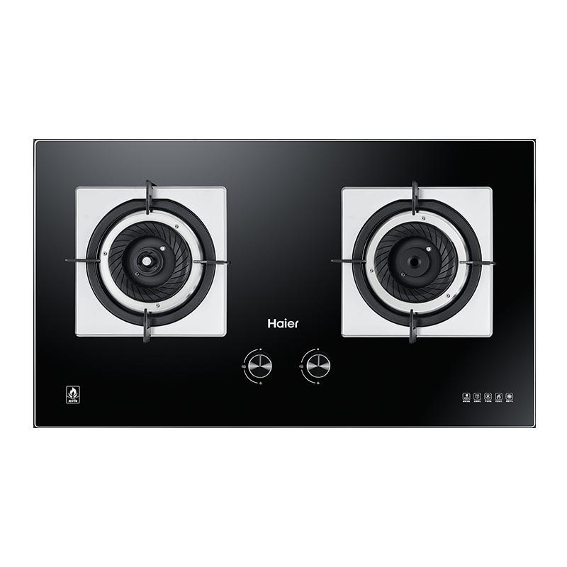 海尔(Haier)4.2kW燃气灶具JZY-QE9B1(20Y)智能防干烧,智能熄火保护,台嵌两用,家用大火力液化气灶