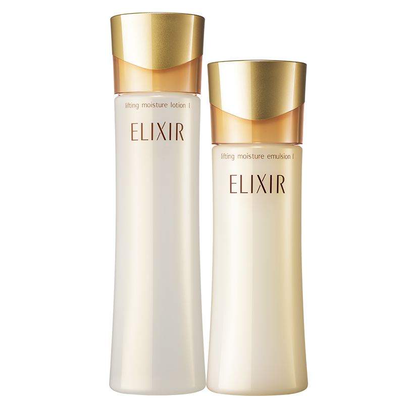 资生堂ELIXIR怡丽丝尔水乳套装 保湿补水面部护肤套装礼盒 优悦活颜水乳170ml+130ml(清爽型)