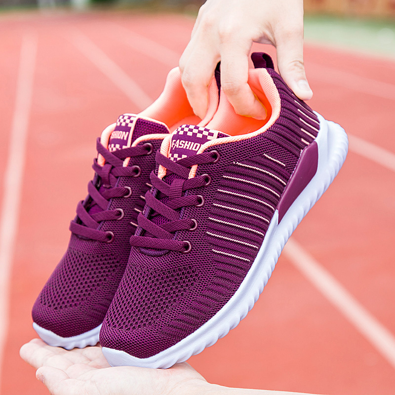 妈妈鞋40-50岁秋季新款中年女鞋防滑软底老年健步鞋舒适运动鞋女